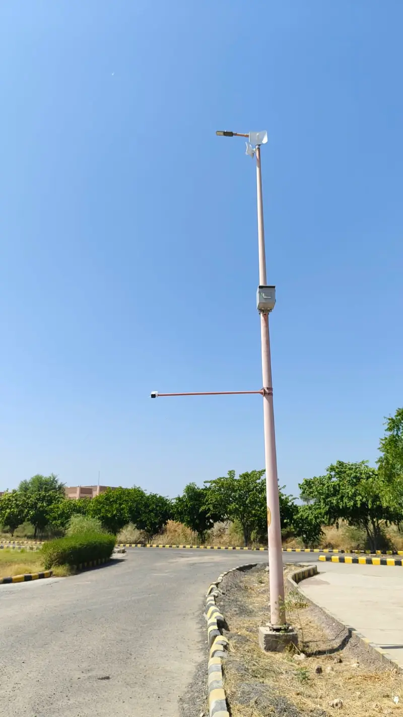 IIT Jodhpur – 12 Camera ANPR Surveillance System Installation — photo 4